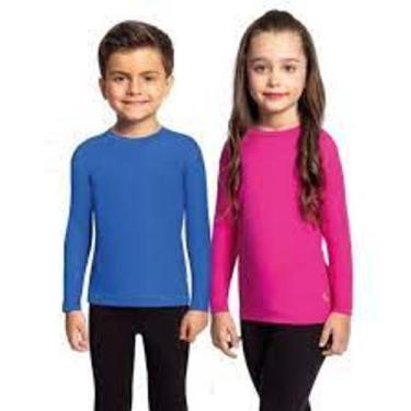 Imagem de Camiseta lupo repelente infantil uv 50+, Rosa, 12