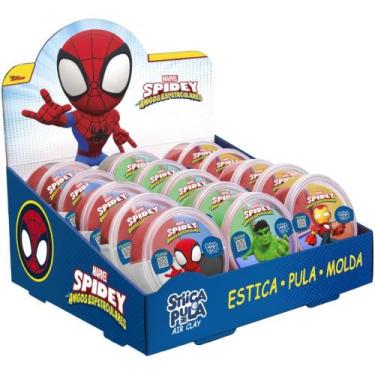 Imagem de Massa para Modelar Criativa Spidey Stica e Pula 4CORES (S) DP.C/15 - D