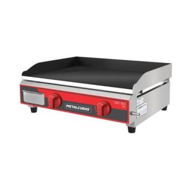 Imagem de Chapa para Lanche à Gás Industrial 80x52cm CBG800 Pro Metalcubas