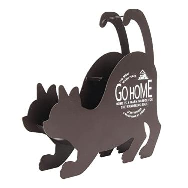 Imagem de Suporte de Bobina de Incenso, Decorações Inovadoras para Queimadores de Incenso Doméstico, Elegante e Moderno Suporte de Queimador de Incenso de Ferro Com Design Em Forma de Gato (T106)