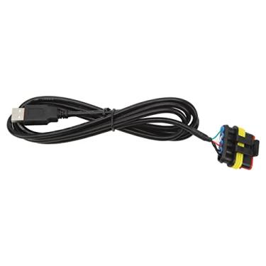 Imagem de Cabo de diagnóstico de bateria, cabo de diagnóstico USB flexível Plug and Play para veículos elétricos