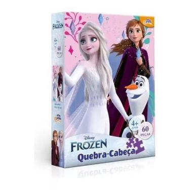 Imagem de Quebra Cabeça 60 Peças Disney Frozen - Toyster 8026