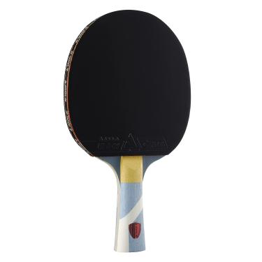 Imagem de JOOLA Omega Strata – Raquete de tênis de mesa com alça rodada – Nível de torneio Ping Pong Paddle com Riff 34 tênis de mesa de borracha – Projetado para girar