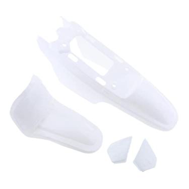 Imagem de Baosity Kit de capa de carenagem de para-lama dianteiro de plástico para Yamaha PW50 PY50 PEEWEE 50 - Branco