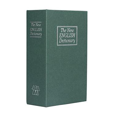 Imagem de Caixa de bloqueio secreto de metal para desvio de dicionário doméstico, cofre oculto, caixa segura, capa de livro, recipientes seguros para dinheiro, caixa de dinheiro, preto