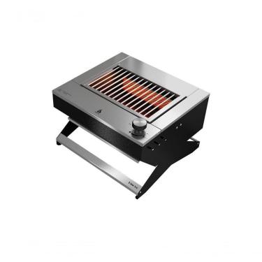 Imagem de Churrasqueira A Gas Portatil Dxx200 Dinoxx Grelha Uruguaia Em Inox - Gás Glp - Preta