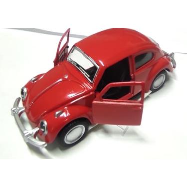Imagem de Carrinho Miniatura Fusca Wolkswagem Ferro (Preto)