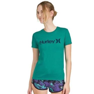Imagem de Camiseta Feminina Hurley One &Amp Only - Turquesa