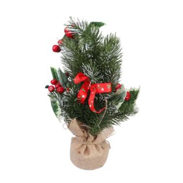 Imagem de OFFSCH mini potes decorações de festa de natal ornamento árvore de Natal decoração acessório decorativo de natal presente de mesa para o natal fosco Acessórios geada decorar baga Bambu