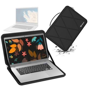 Imagem de Smatree Capa protetora rígida de EVA compatível com laptop Samsung Chromebook 4+ de 15,6 polegadas e bolsa antichoque para notebook (M88)