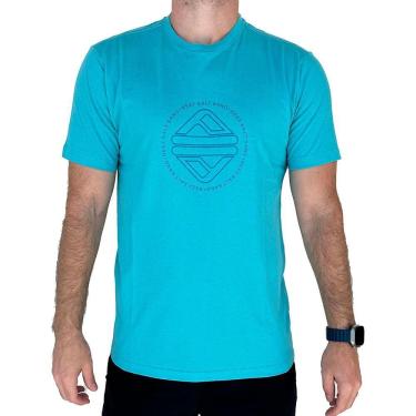 Imagem de Camiseta Reef Carimbo Masculina Azul Claro