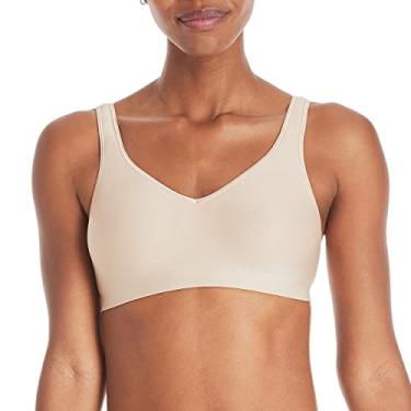 Imagem de Hanes Sutiã feminino SmoothTec ComfortFlex Fit sem aro MHG796, Nude., XG