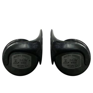 Imagem de Buzina Caracol 12V 2 Terminal (Par) Carro Caminhão