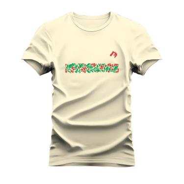 Imagem de Camiseta Plus Size Estampada Unissex Algodão Confortável Café Country-Unissex