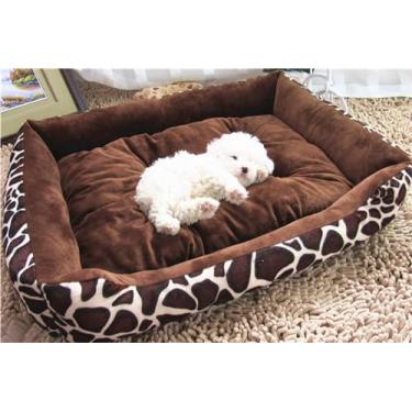 Imagem de QIYANER Cama pet, suprimentos para animais de estimação de quatro estações Cachorros Pet Cama,Fundo não derrapante Macia e Confortável Durável canil para animais de estimação,L