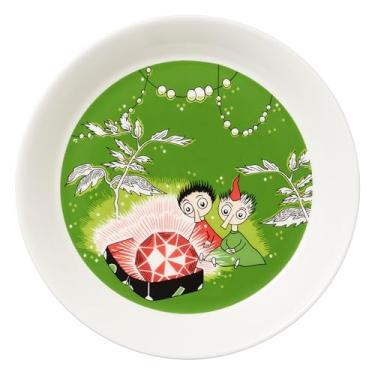 Imagem de Arabia Prato Moomin 19 cm Thingumy and Bob, verde