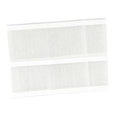 Imagem de harayaa 50 tiras de cola termofusível a quente, tiras de cola térmica, fitas de álbuns de arquivos com revestimento de EVA tiras de cola adesiva hot melt, tiras de encadernação