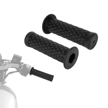 Imagem de PSLER Punho de guidão de 22 mm 2,5 cm 24 mm - Tubo de aceleração duplo com aderência direita e cabo de guidão esquerdo adequado para VT XVS Shadow 400/600/750/1100/1300