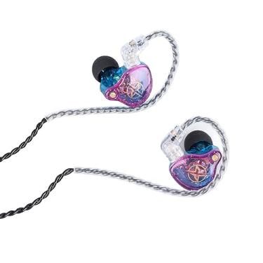 Imagem de Fones de Ouvido Esportivos Com Fio, Design Ergonômico, Porta de Pino Duplo, Plástico Premium, para Ginástica e Exercícios, Com Porta de Pino Duplo Tipo C de 0,75 Mm, para