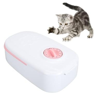 Imagem de Dispensador automático de água de comida para gatos, alimentador automático removível para animais de estimação com sacos de gelo, alimentador de cachorro com horário único para animais de estimação