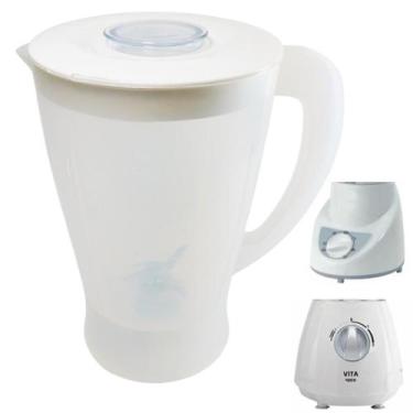 Imagem de Copo Liquidificador Mallory Elegance Vita Translucido Branco - Mebrasi