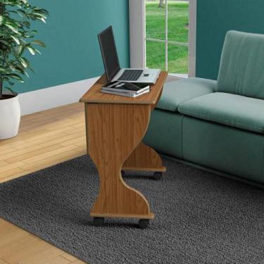 Imagem de Escrivaninha Dobrável Com Rodinhas 100% MDF Dalla Costa - Dalla Costa 