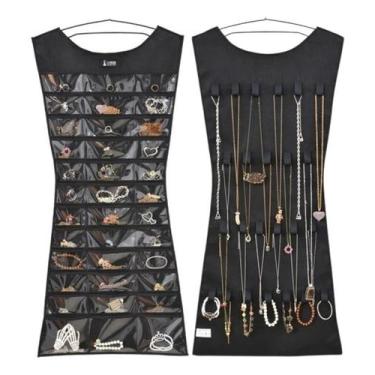 Imagem de Kit 2 Organizador De Bijuterias Porta Joias 2 Em 1 Vestido Lançamento 