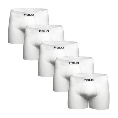 Imagem de Kit Com 5 Cuecas Boxer Polo 781 Algodão Sem Costura Sortida - POLO STA