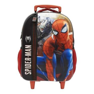 Imagem de Mochila Rodinhas 14 Spider Man Homem Aranha Marvel Vingadores Xeryus10701-Masculino