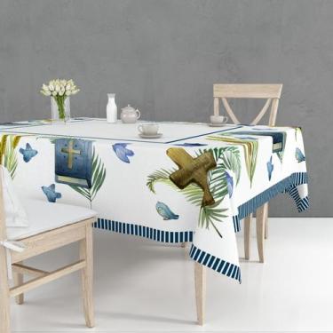 Imagem de Toalha de Mesa 4 Lugares 1,50 x 1,50  Perfeita Para Sala de Jantar - N