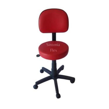 Imagem de Cadeira Mocho Encosto Secretaria-Base Rodízio-Regulagem - Sintonia Fle