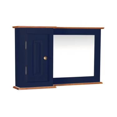 Imagem de Armário De Banheiro Com Espelho 1 Porta e Prateleira Dália 3059-97 Lin