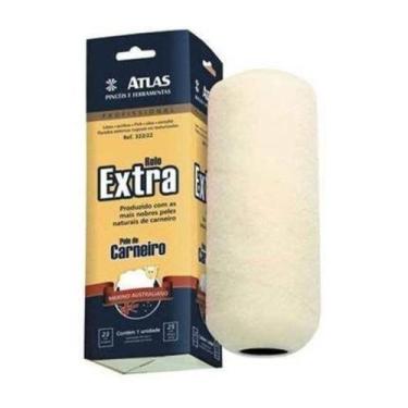Imagem de Rolo Pintura Lã Carneiro 23cm Pele Extra 322/22 - Atlas
