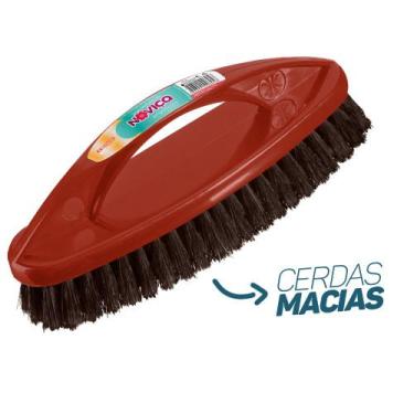 Imagem de Escova Para Sapatos Bettanin Lustrar Engraxar Cerdas Macias