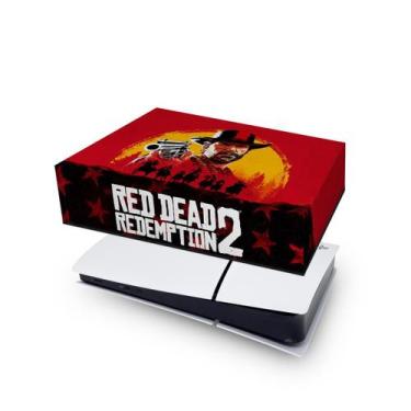 Imagem de Capa compatível PS5 Slim Horizontal Anti Poeira - Red Dead Redemption 