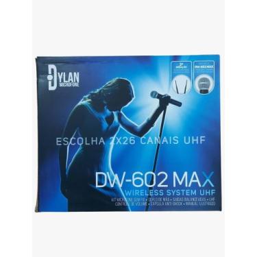Imagem de Microfone Duplo Dylan Sistema sem Fio DW-602 MAX