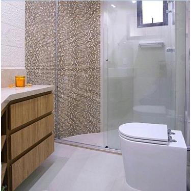 Imagem de PASTILHA DE VIDRO COM PEDRA SMG02 - SLIM VERDE 30,5x30,5cm - GLASS MOS