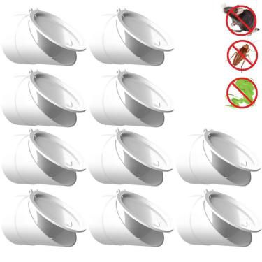 Imagem de Válvula De Retenção Esgoto Para Canos 100Mm Kit 10 Un