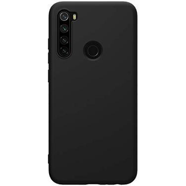 Imagem de Capa para Xiaomi Redmi Note 8, fina, macia, de silicone, TPU, gel, leve, antiarranhões, à prova de choque, com biséis elevados, capa protetora para Xiaomi Redmi Note 8, preto fosco