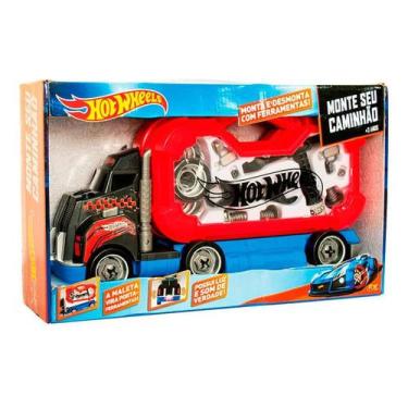 Imagem de Carrinho Monte Seu Caminhão - Hot Wheels - Fun, Vermelho
