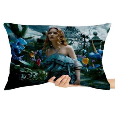 Imagem de Capa Travesseiro fronha com ziper 50x70  Alice vestido azul - Empório 