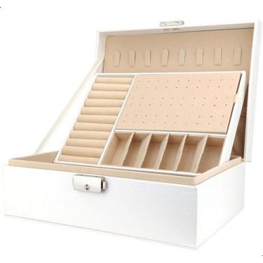 Imagem de Porta Joias Maleta Grande Para Viagem Organizador Ótimo - Quicksale432