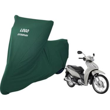 Imagem de Capa Protetora Para Cobrir Moto Honda Biz 100 De Luxo - Mz, Verde