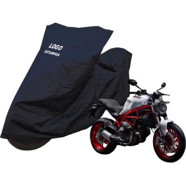Imagem de Capa Impermeável Protetora Sol Chuva Moto Ducati Monster - Mz