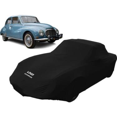 Imagem de Capa Tecido Para Proteção Carro Dkw Vemag Belcar Luxo - Mz, Preta