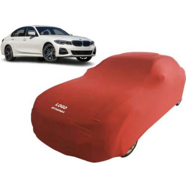 Imagem de Capa De Tecido Helanca Para Carro Proteção  Bmw 330i - Mz, Vermelha