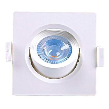 Imagem de Kit 9 Spot Led Galaxyled 7w 6500k Quadrado Biv Embutir - IMPORTADO