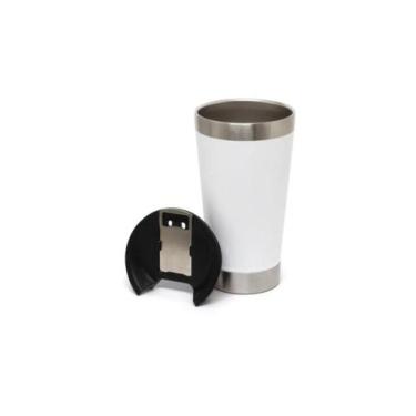 Imagem de Copo Térmico Para Cerveja Café Chá Chopp 473ml C/ Tampa - GENERICA 