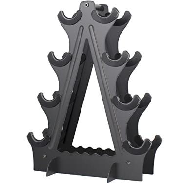 Imagem de XLINGZA Rack De Peso De 4 Camadas Para Halteres, Suporte Compacto De Rack De Halteres Apenas Para Suporte De Peso De Academia Em Casa, (Somente Rack)