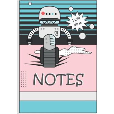 Imagem de notes - i will do it: notebook/Journal/Diary for school, Notebook For Children & Teenage, Set ''7 Inches x 10 Inches", 100 pages,